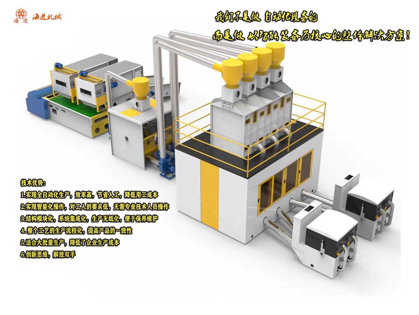 HJ-定量枕芯充棉生產線 HJ-定量枕芯充棉生產線